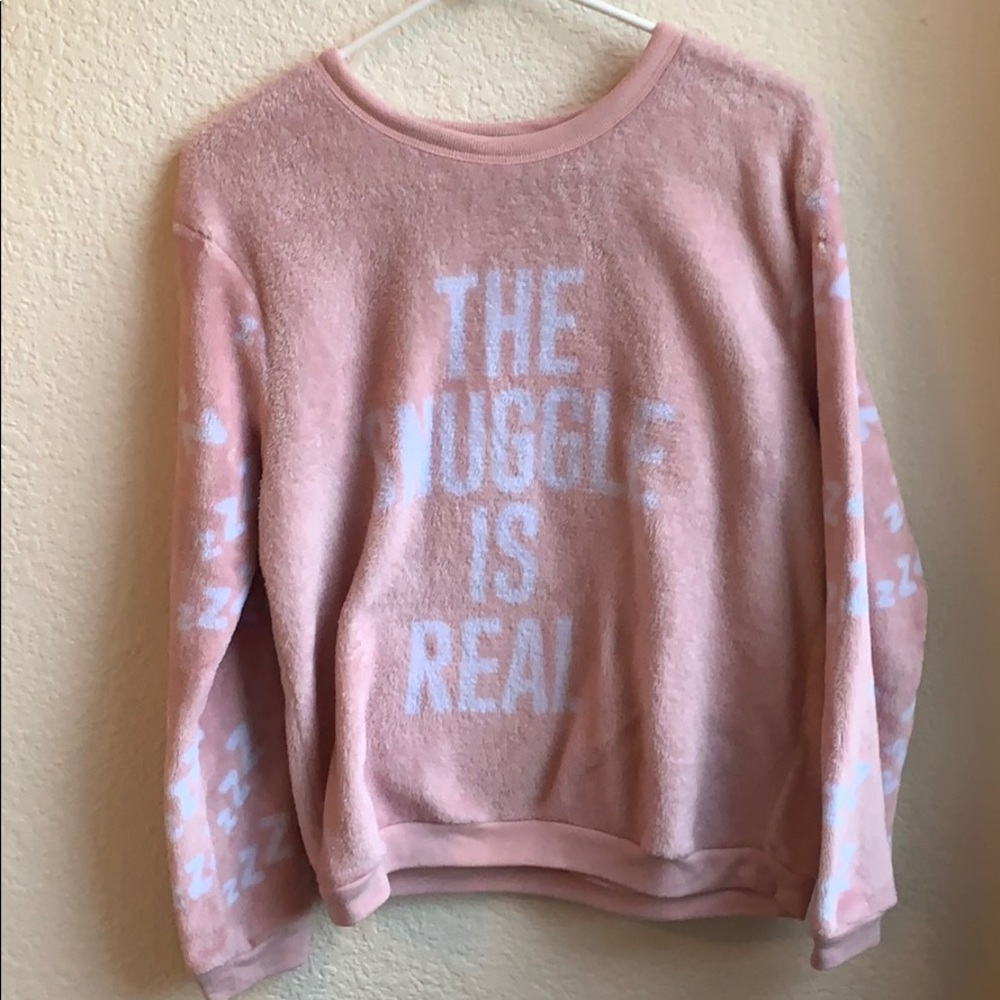 “The snuggle is real” sweater